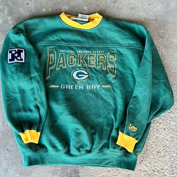 NFL Green Bay Packers Lee Sport Green Sweatshirt